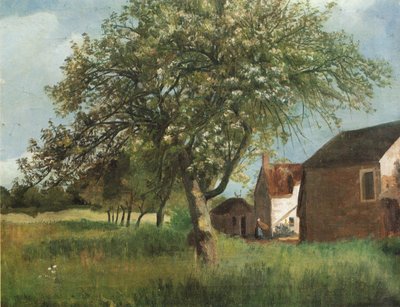 Arbre en fleurs à Cernay-la-Ville - Kitty Lange Kielland